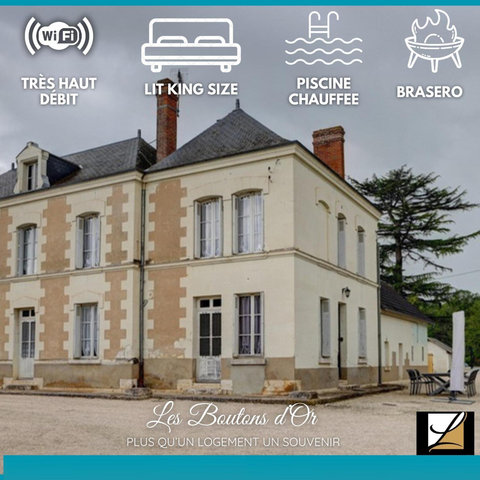 Le Domaine Du Bas Gueret Villa Mareuil-sur-Cher Eksteriør billede